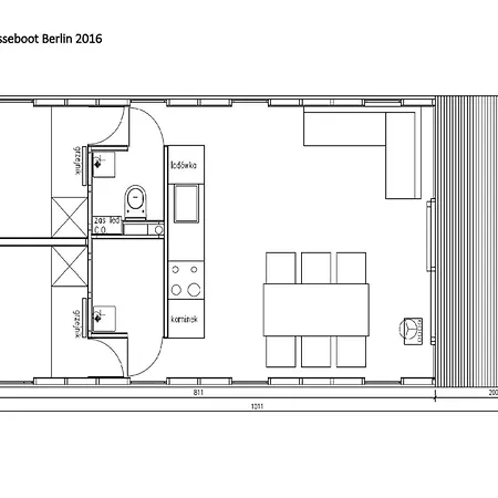 شقة Hausboot Fuer Vier Personen Mit Kamin Und Terrasse By Interhome *
